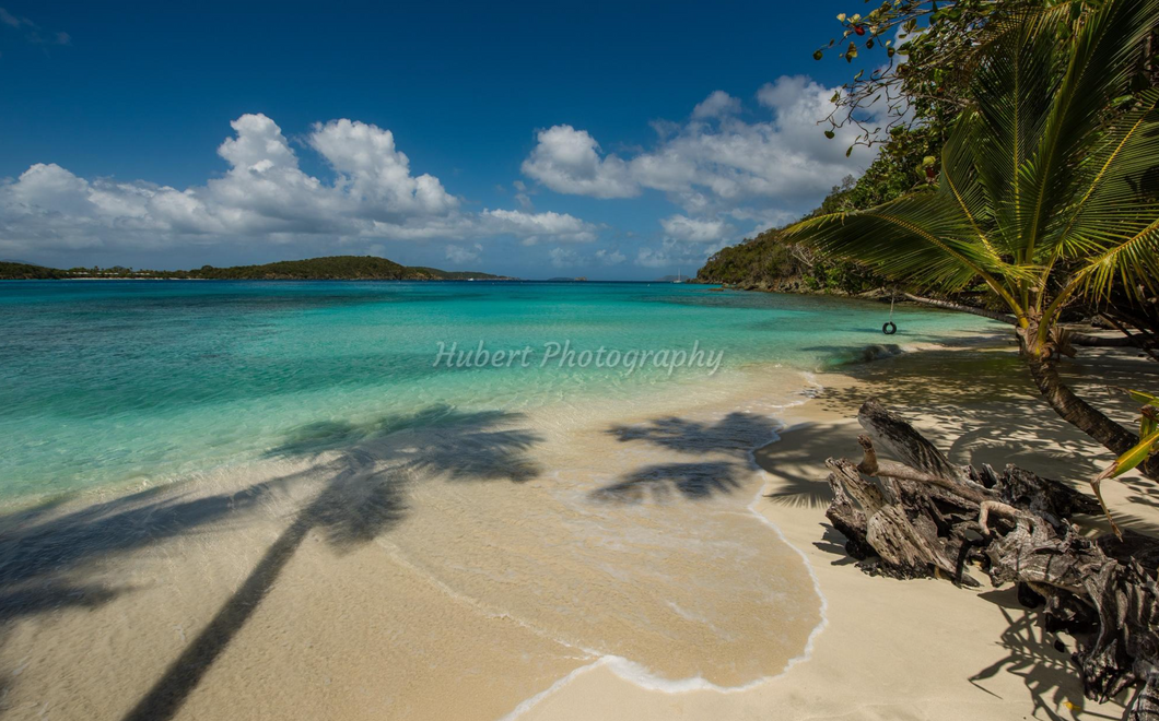 Hawksnest Bay, St John, Metal Photo