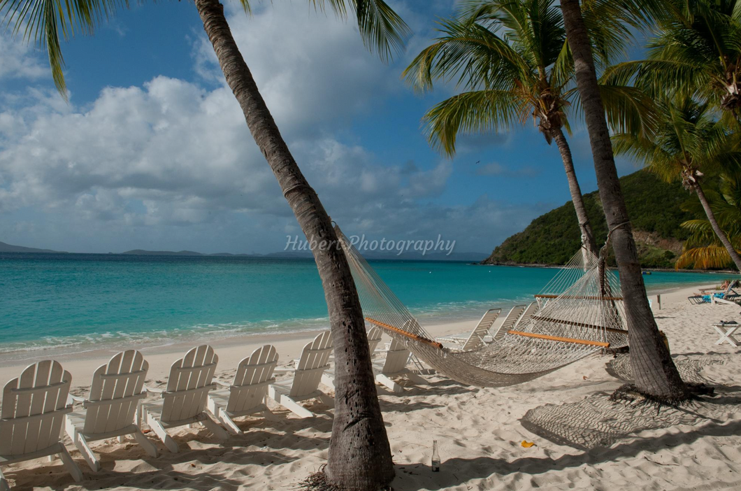 Soggy Dollar, White Bay, Jost Van Dyke, BVI Metal Photo